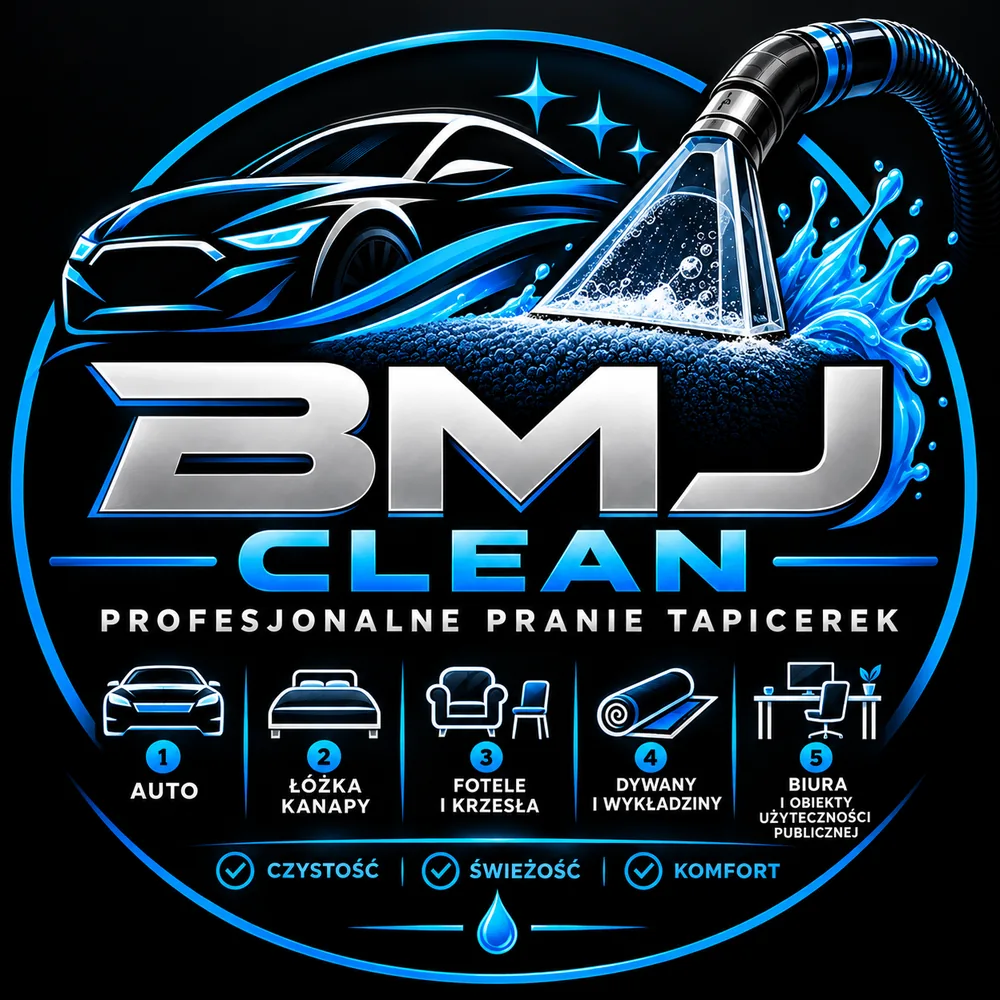 Logo BMJ CLEAN — profesjonalne pranie tapicerek